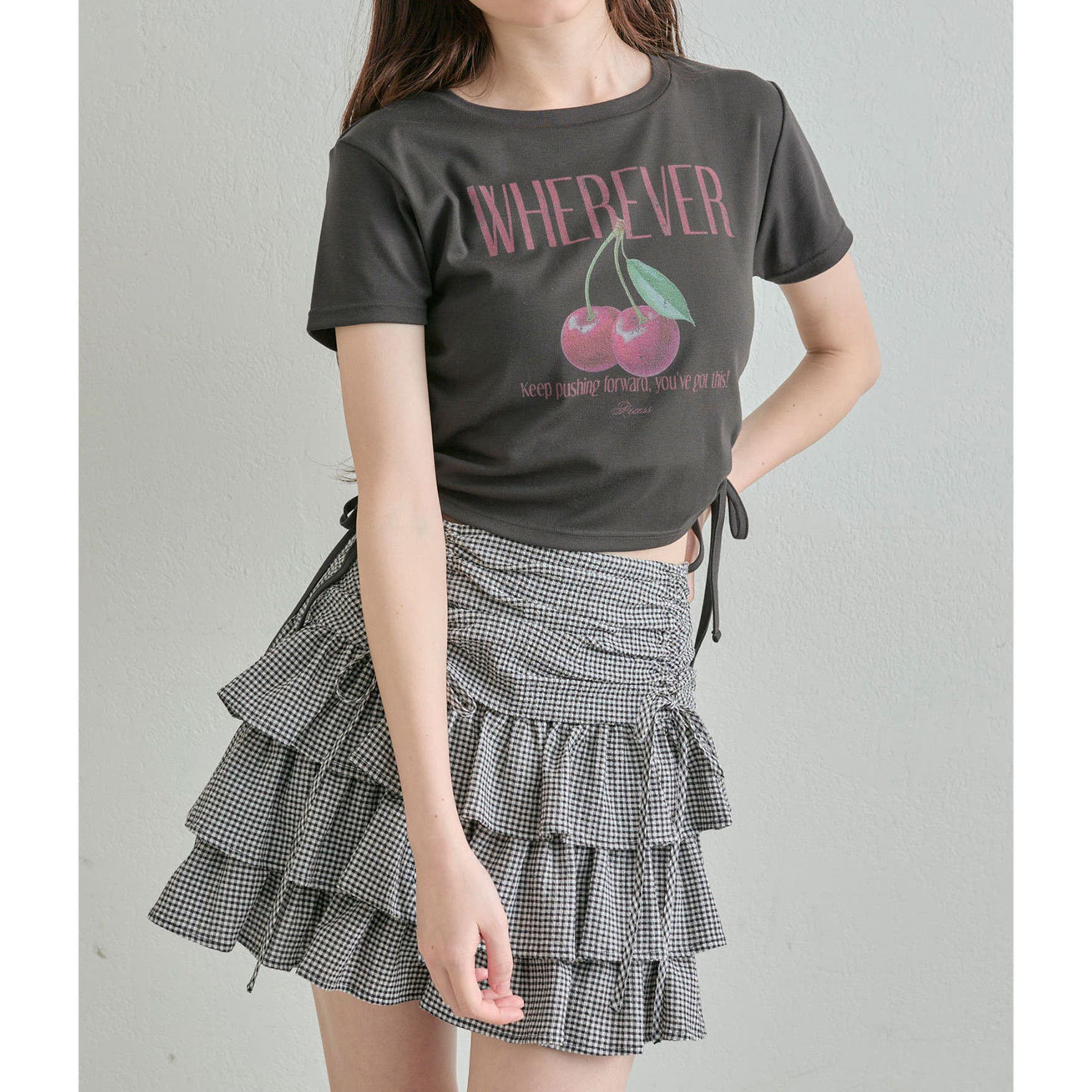 OLIVE des OLIVE】チェリーTシャツ[品番：NCLW0016106]｜NICE CLAUP