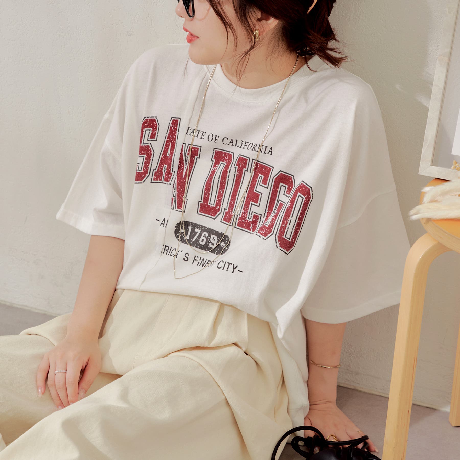 セール】【UNISEX】リメイクプリントTシャツ（Tシャツ