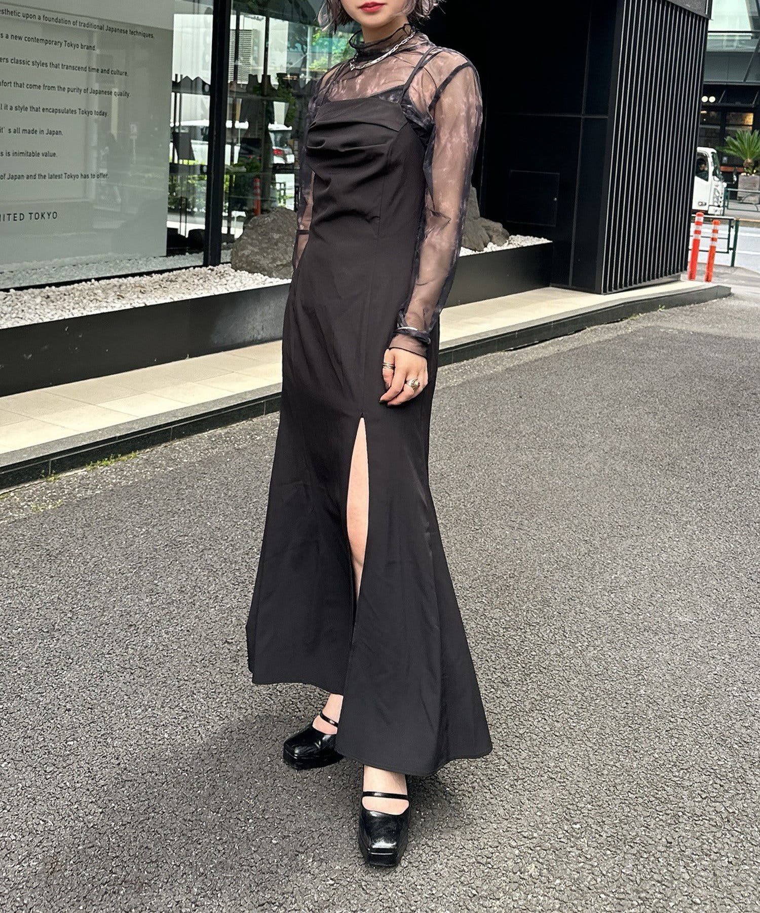 Mavie..7】バッククロスキャミワンピース[品番：NCLW0013602