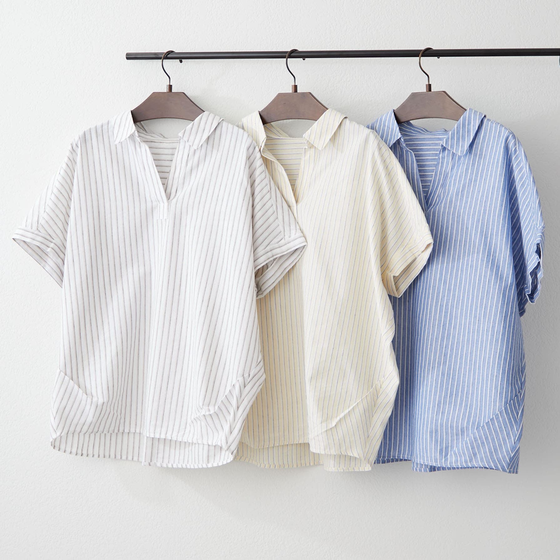 スキッパーシャツ[品番：OLOW0015760]｜RMAF NICE CLAUP / OLIVE