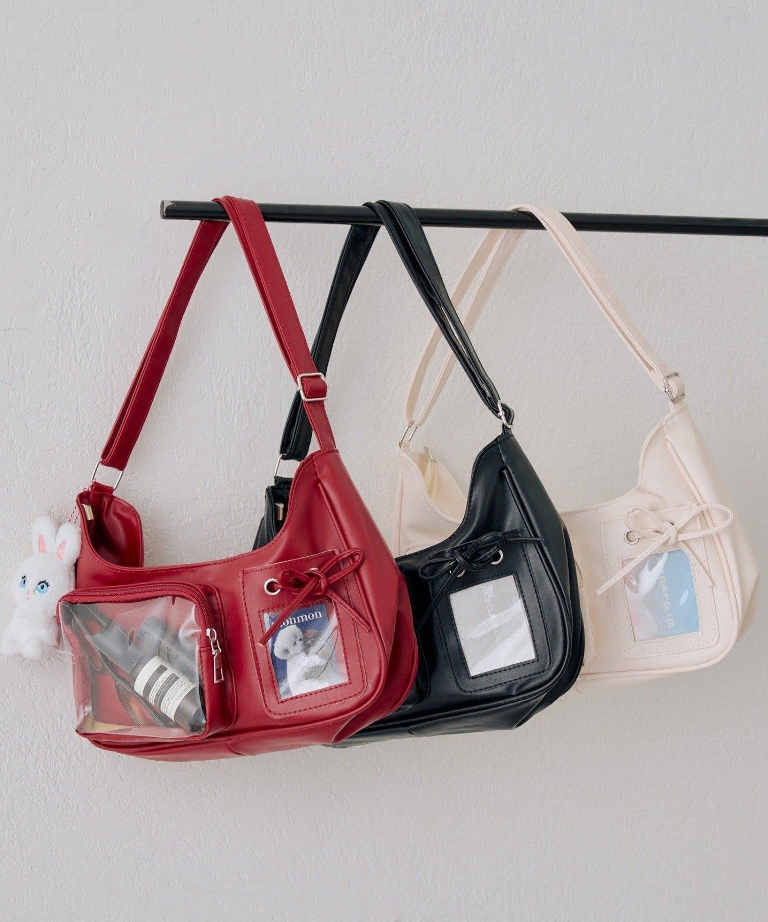 クリアポケットリボンBAG[品番：OLOW0017848]｜RMAF NICE CLAUP