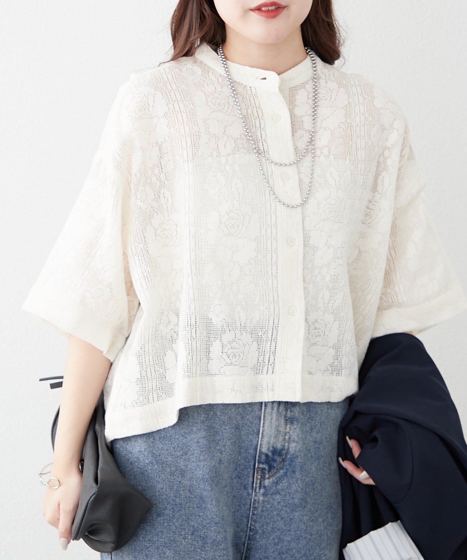 NAO】フラワーレースブラウス[品番：OLOW0017540]｜RMAF NICE CLAUP