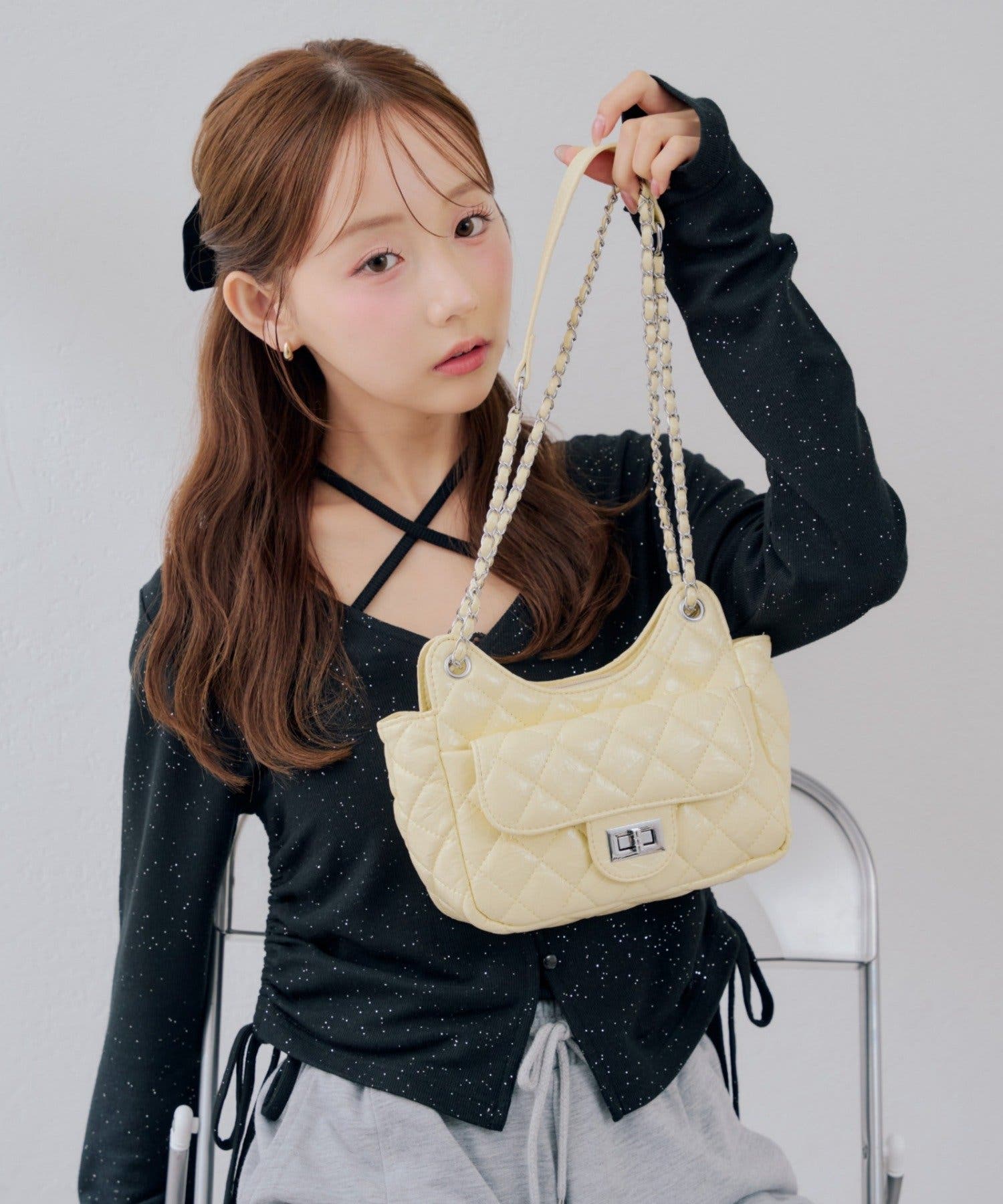 キルティングショルダーバッグ[品番：OLOW0019228]｜RMAF NICE CLAUP