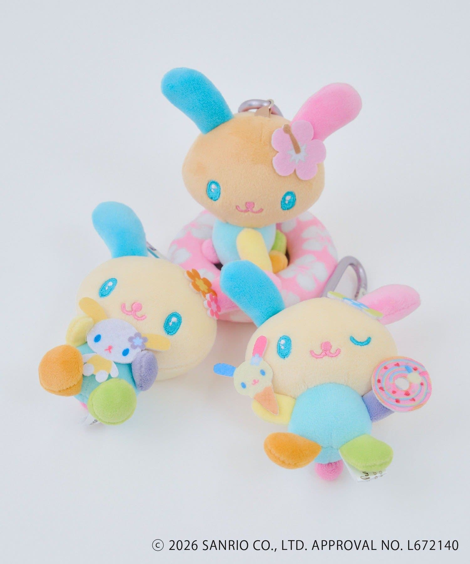 サンリオキャラクターズ】ウサハナ マスコットチャーム[品番