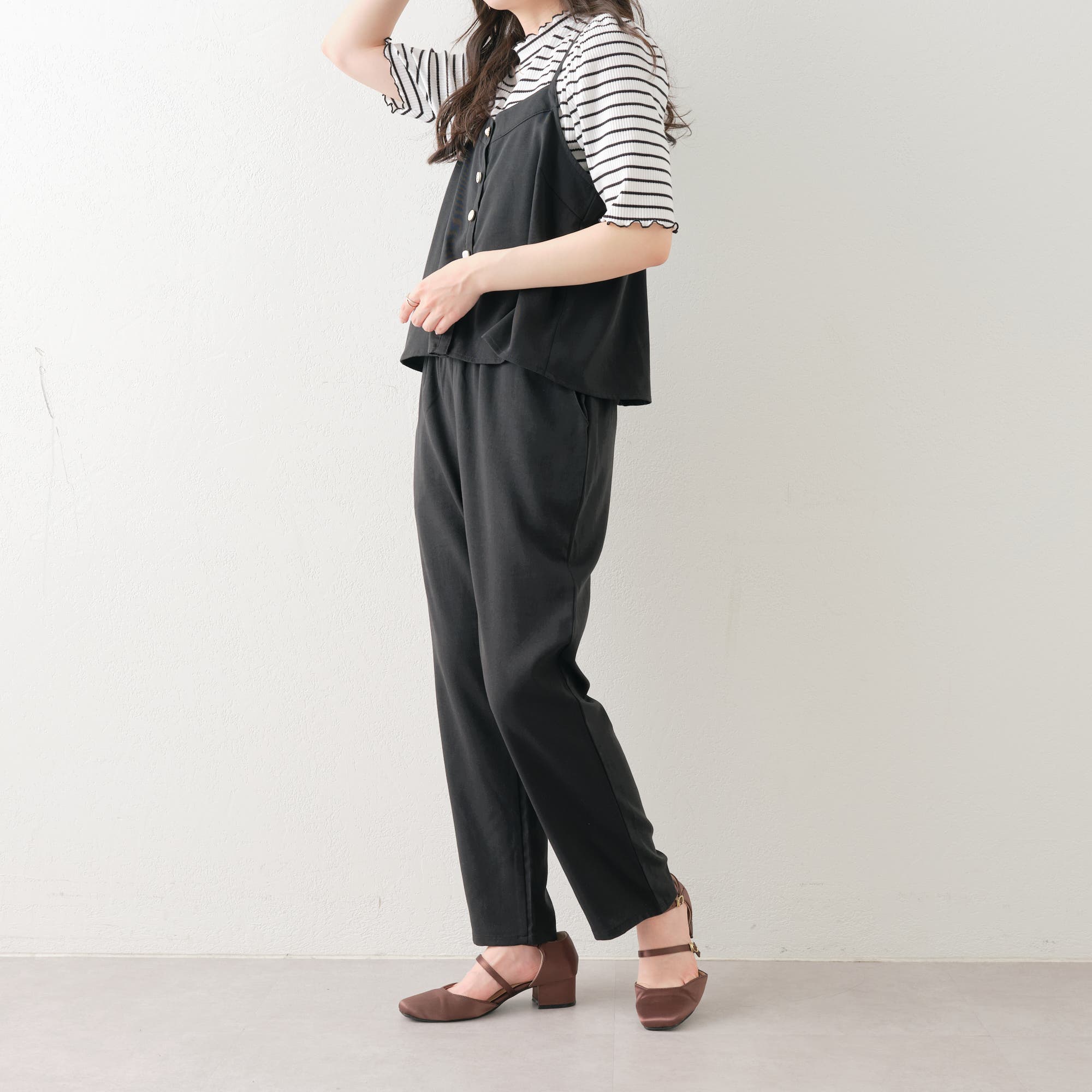 サロペットパンツ[品番：OLOW0010026]｜RMAF NICE CLAUP / OLIVE des