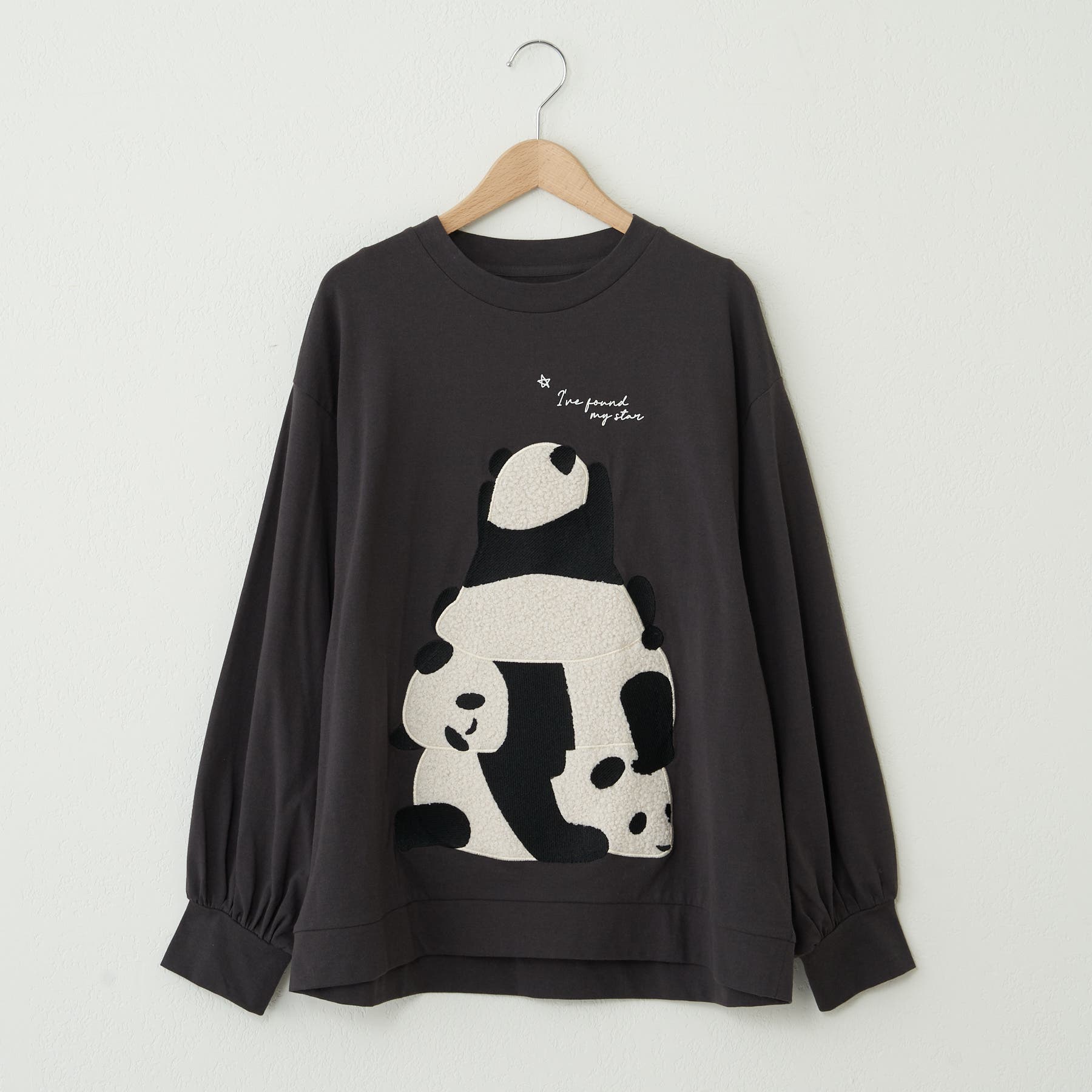 アソートパンダ刺繍ロンT[品番：OLOW0009548]｜RMAF NICE CLAUP