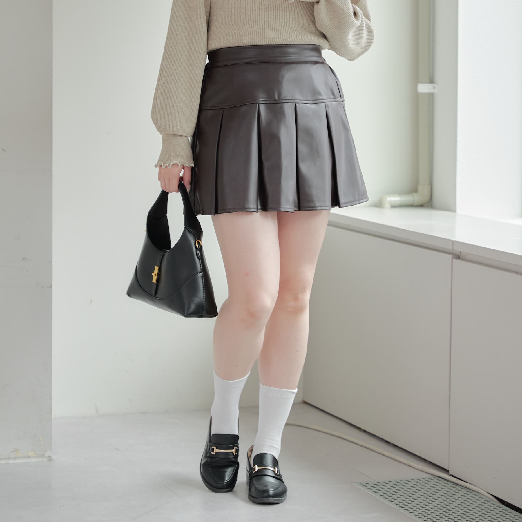 箔プリントカットスカート(38 GRAY): スカート｜PMbox P&M