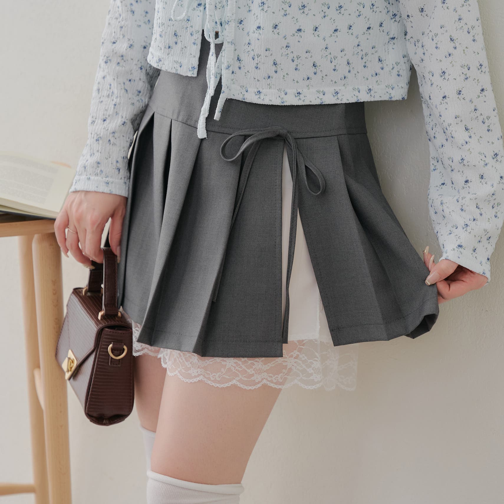 IENA LA BOUCLE チュールレースラップスカート（その他スカート