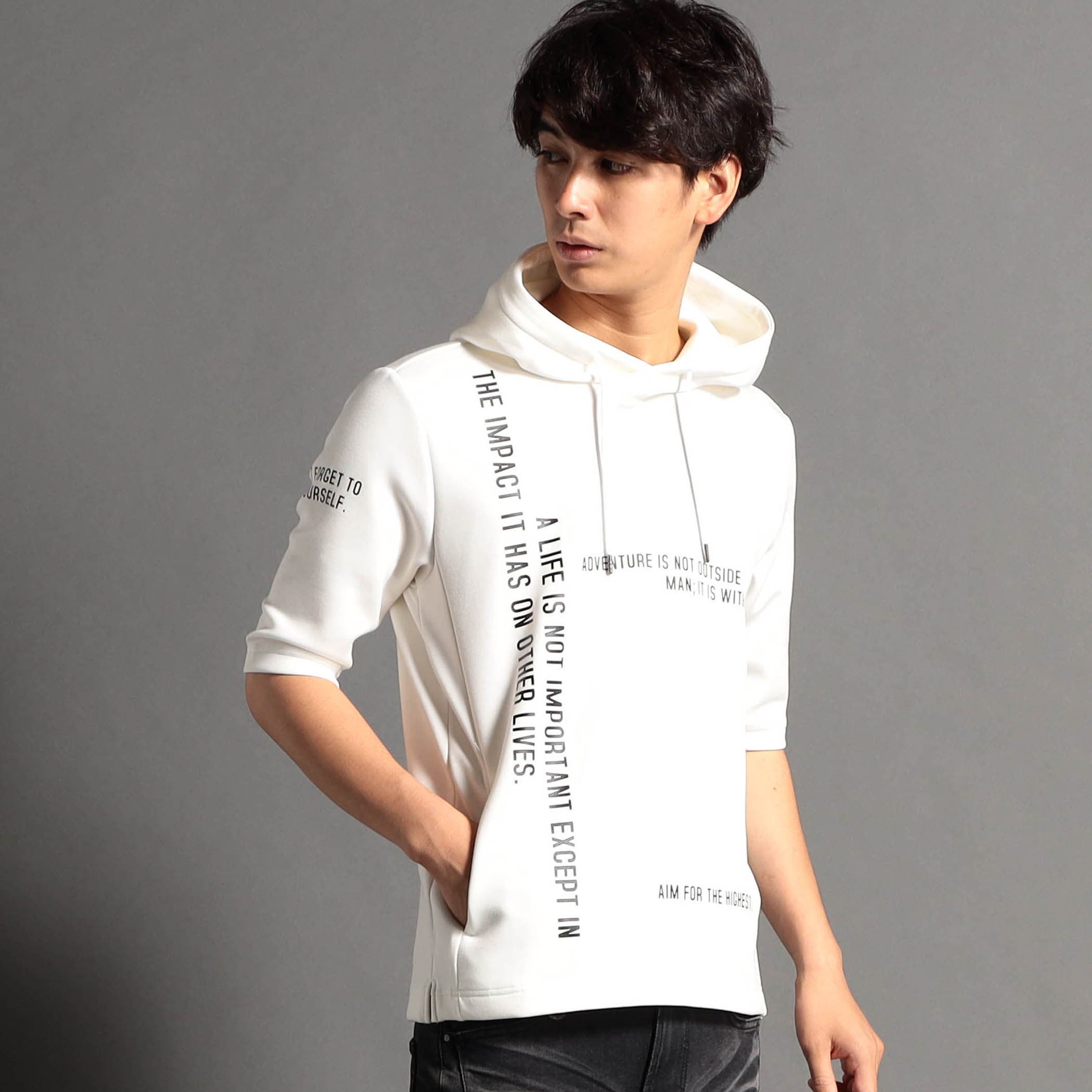 5分袖プルオーバーパーカ[品番：NICW0003676]｜NICOLE（ニコル