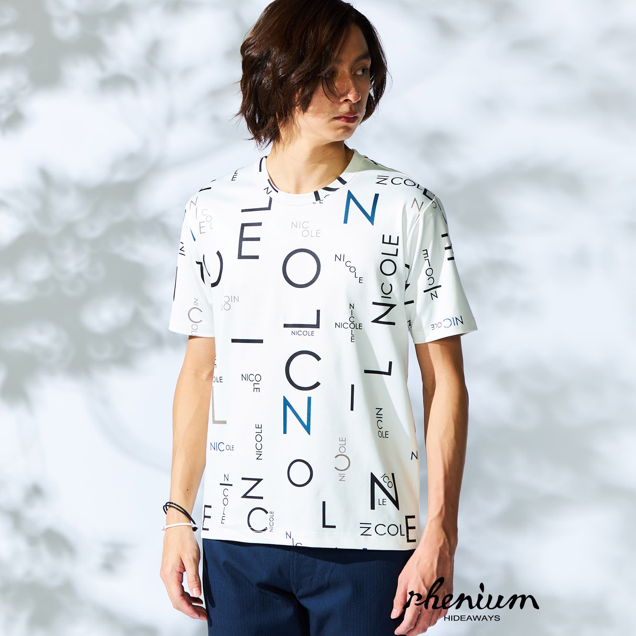 WEB限定】総柄プリント半袖Tシャツ[品番：NICW0005485]｜NICOLE