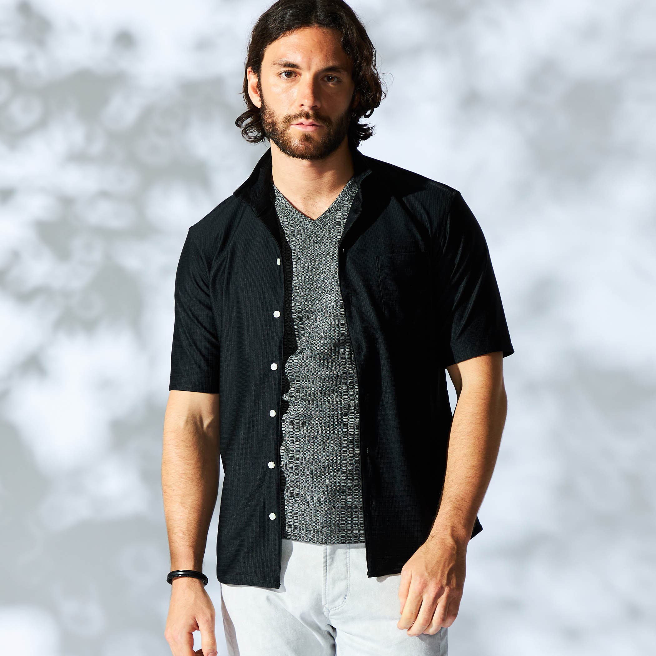 シアーマイクロチェックシャツ[品番：NICW0005777]｜NICOLE（ニコル