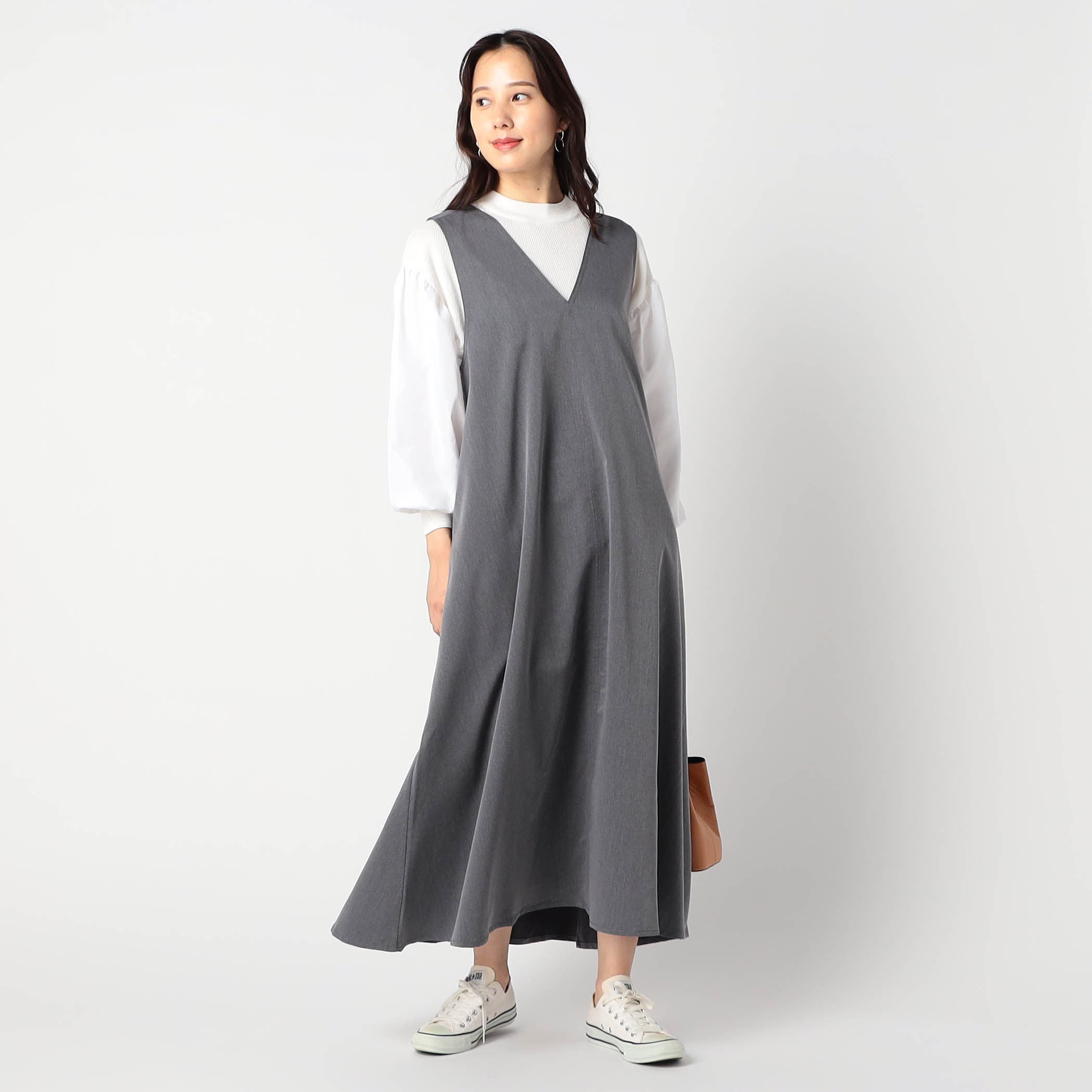 Dickies】ツイルフレアジャンパースカート[品番：NICW0006096]｜NICOLE