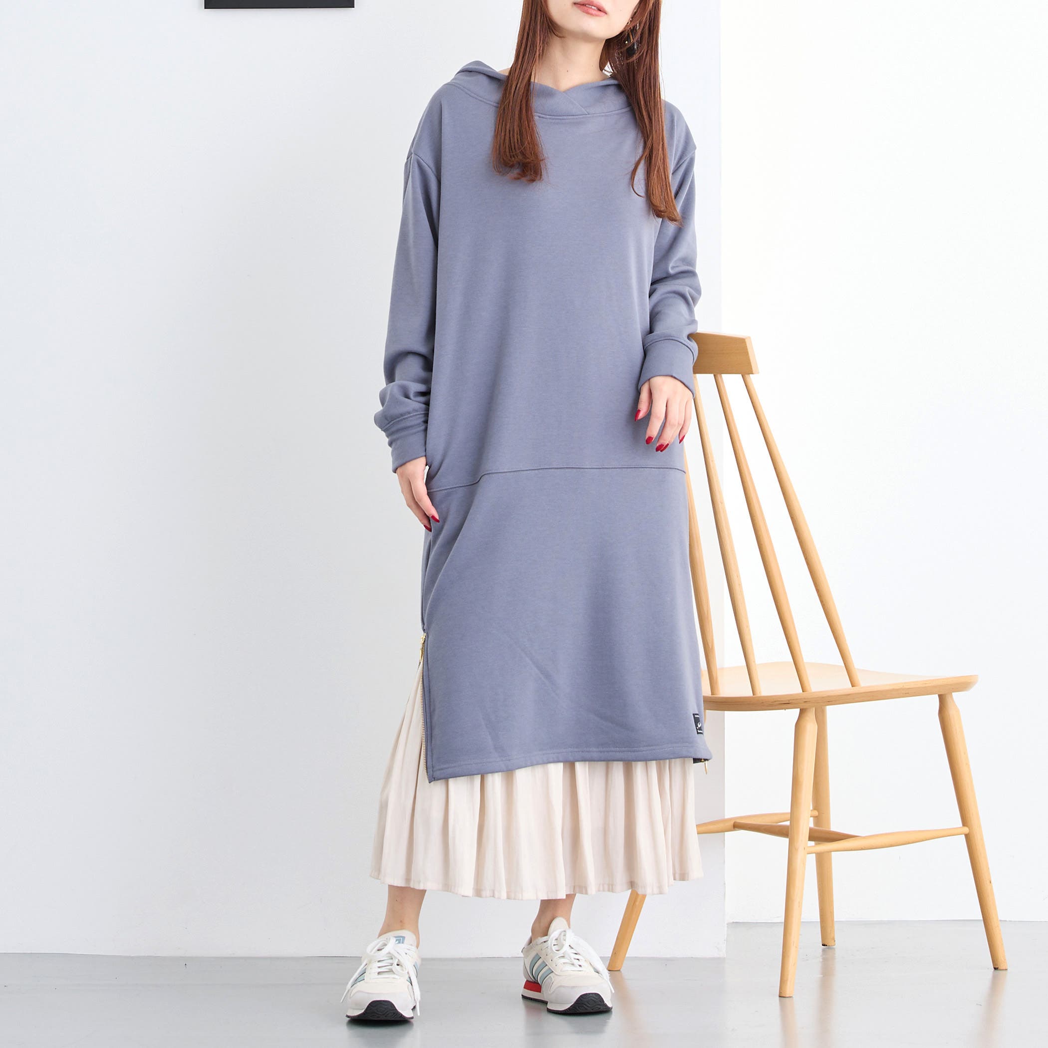 裏シャギースタンドワンピース[品番：NICW0006266]｜NICOLE（ニコル