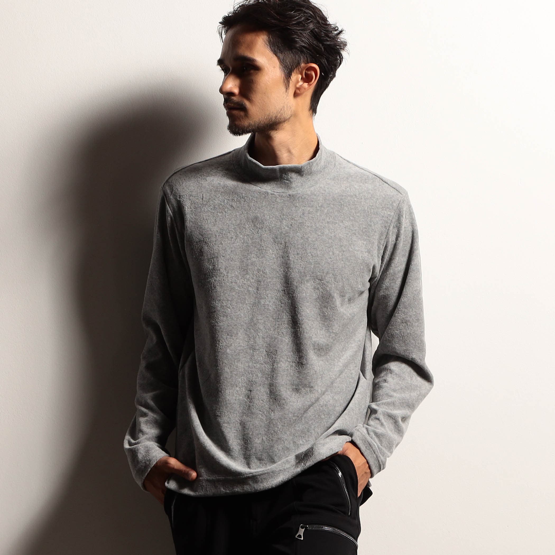 ラッセルノ ゴルフ シャットアウト インナー モックネック LS グレー M 4 ラッセルノ ゴルフ シャットアウト インナー モックネック LS グレー M