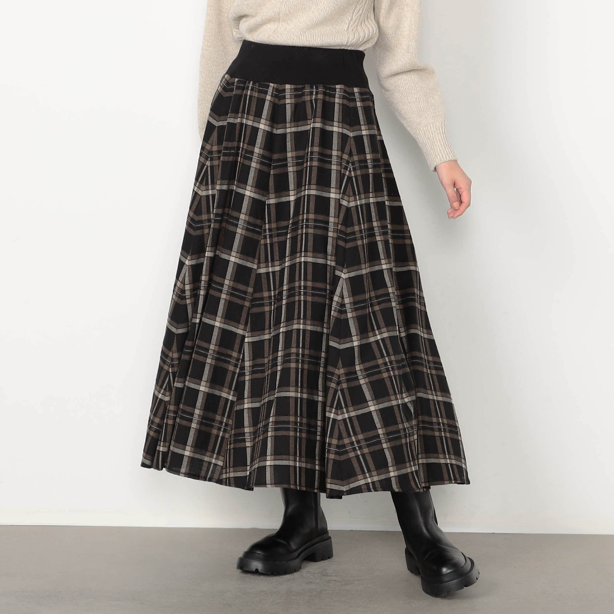 WALDO】モールチェックフレアスカート[品番：NICW0006233]｜NICOLE