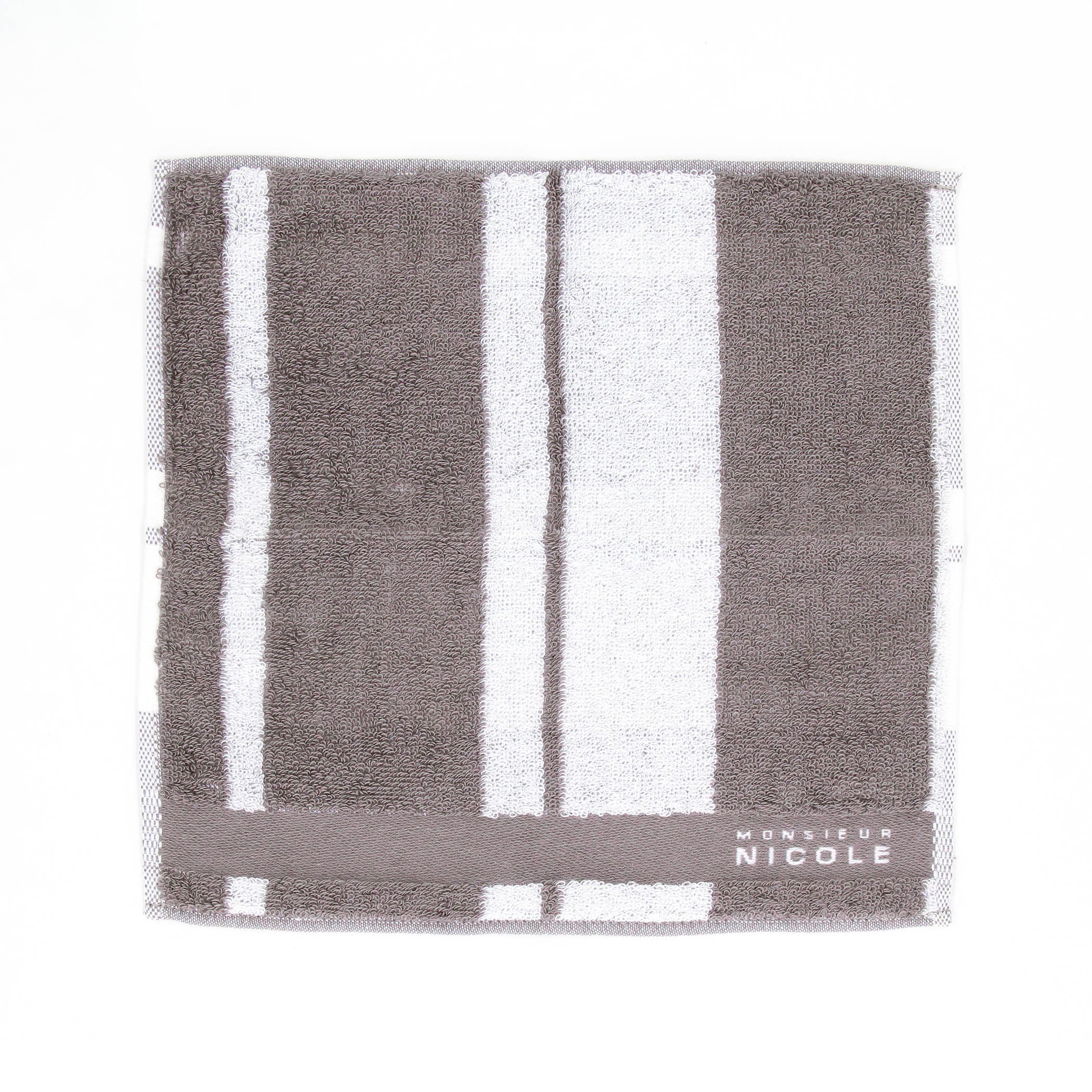 ストライプジャカード 今治ハンドタオル[品番：NICW0006294]｜NICOLE