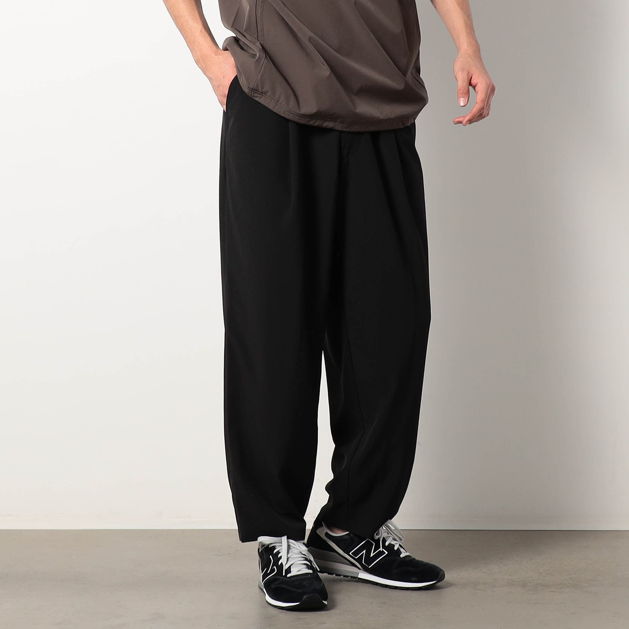 メッシュワイドテーパードパンツ[品番：NICW0006583]｜NICOLE（ニコル