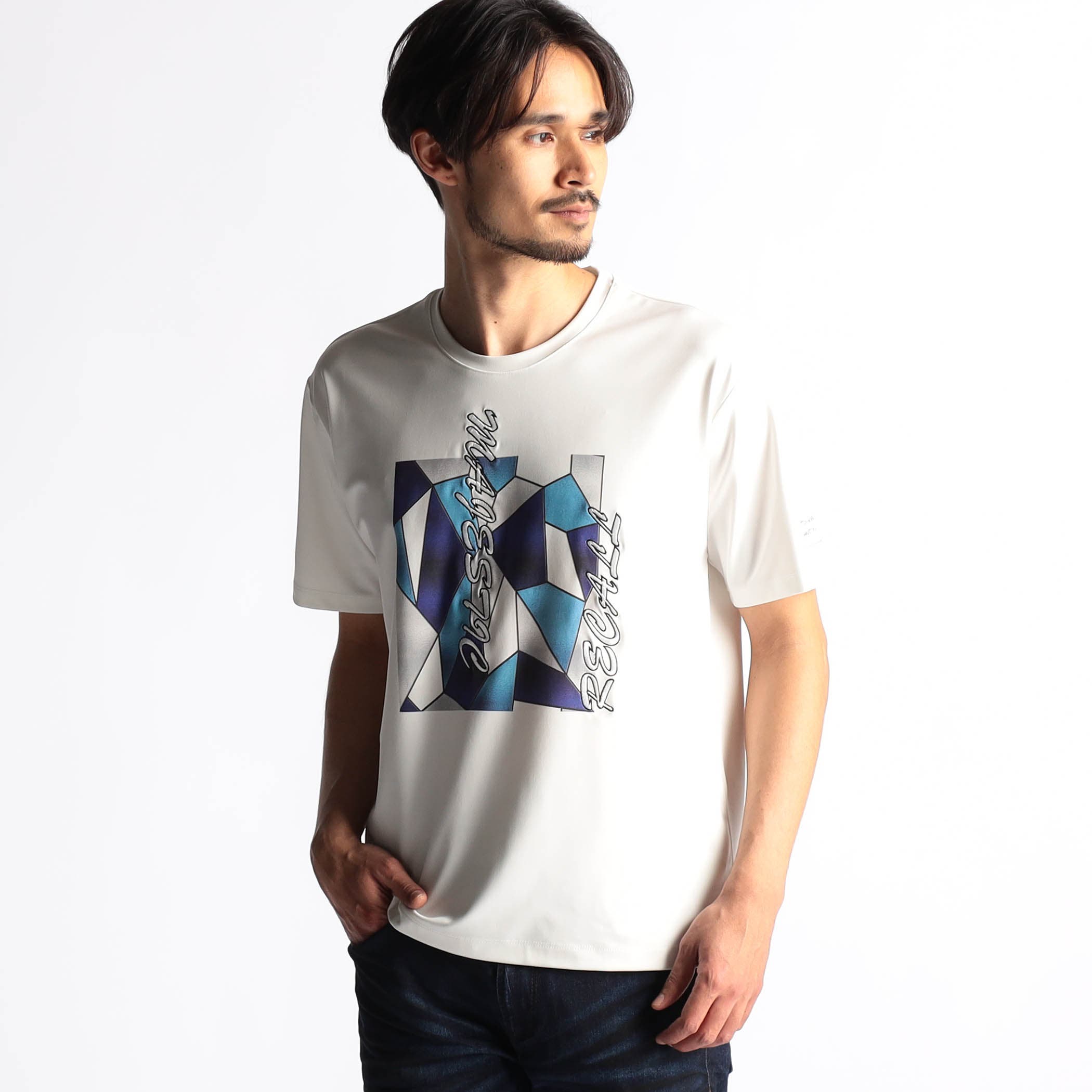 40周年記念ロゴプリント半袖Tシャツ[品番：NICW0005553