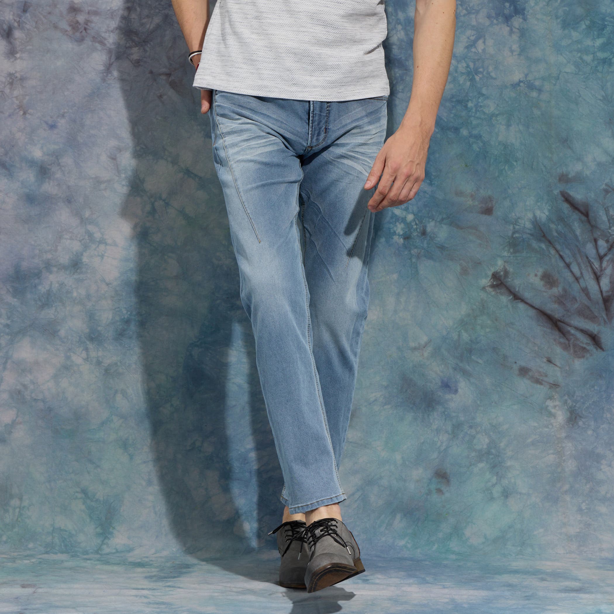 ライトオンスデニムストレッチパンツ[品番：NICW0006694