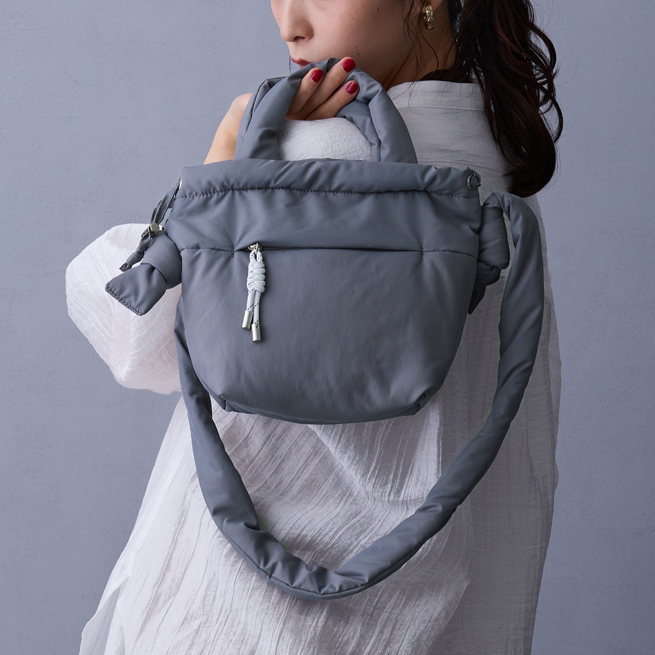 2WAYパフバッグ[品番：NICW0006952]｜NICOLE（ニコル）の