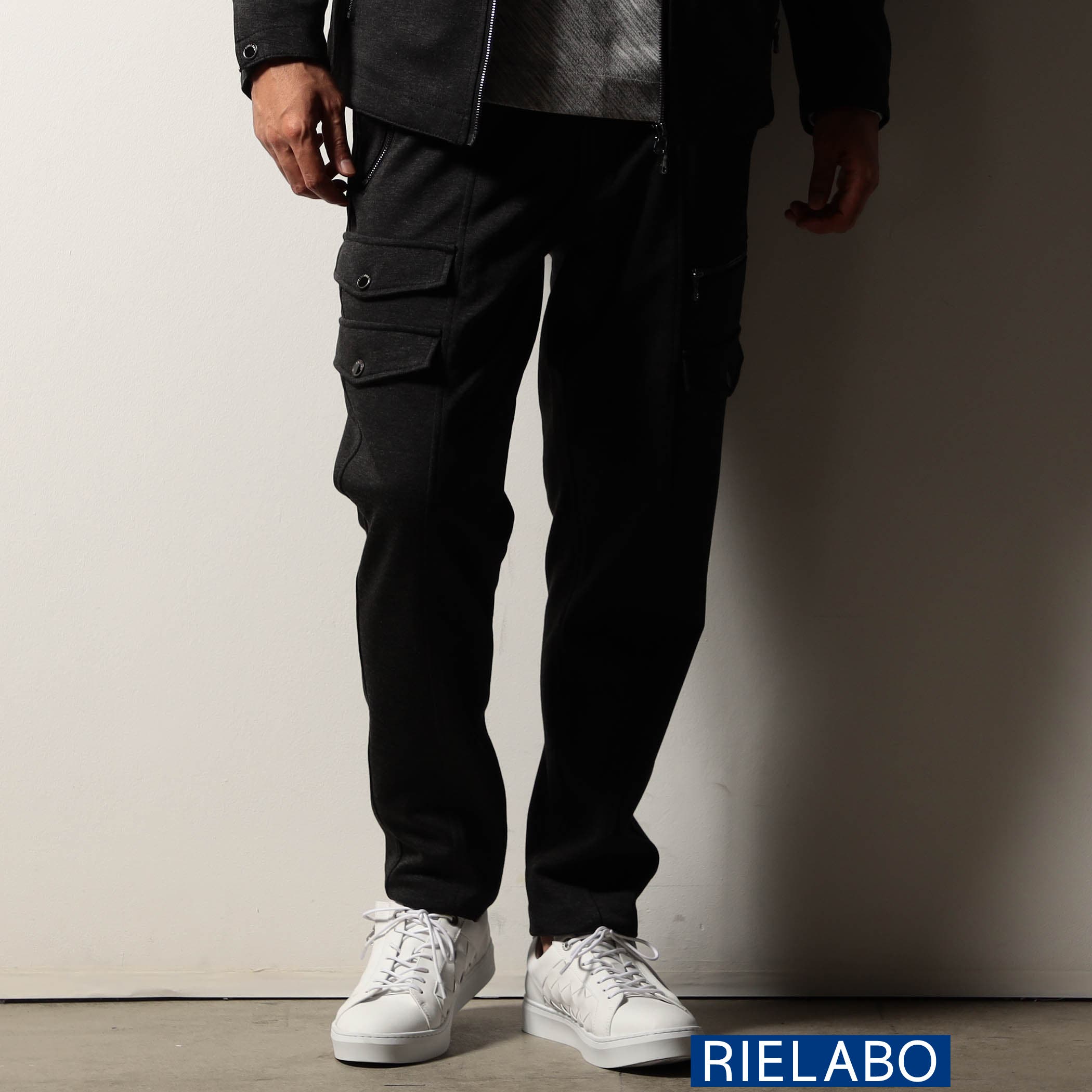 RIELABO】ボンディング デザインカーゴパンツ[品番：NICW0007082 