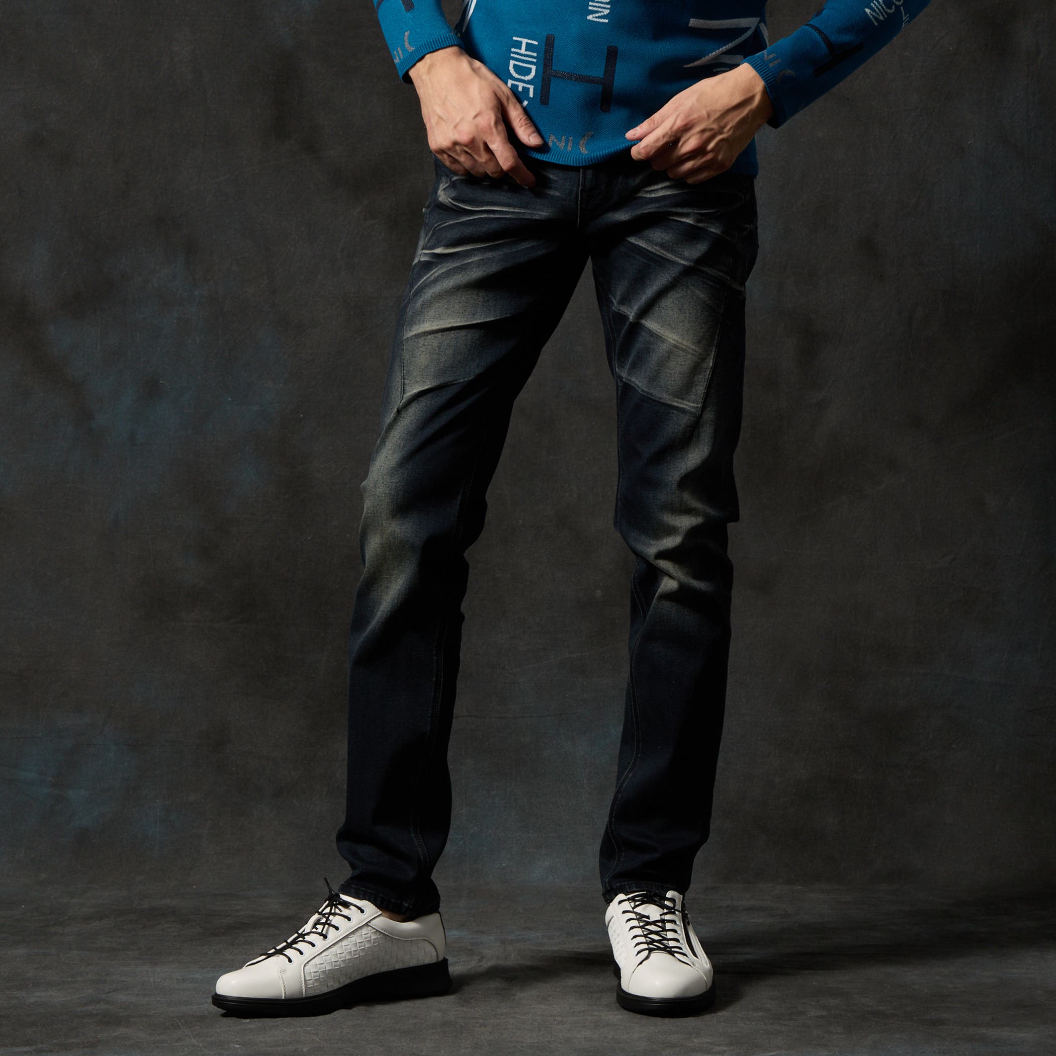 nicolaslee デニム ハイパワーストレッチデニムパンツ[品番：NICW0006957]｜NICOLE