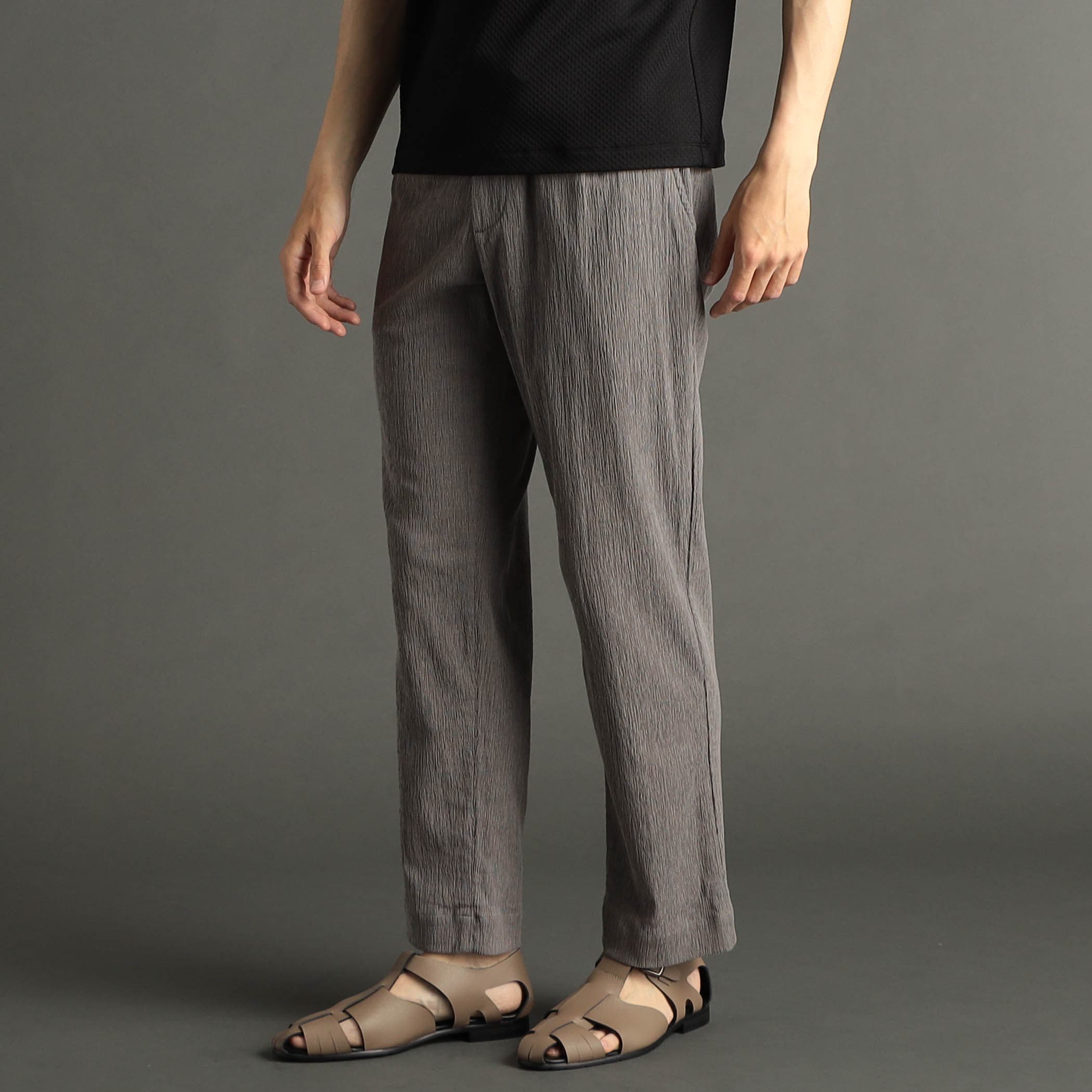 ワッシャートリコット ワイドパンツ[品番：NICW0007880]｜NICOLE