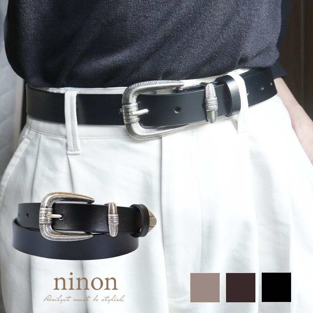 ベルト レディース メンズ[品番：NNNA0002838]｜ninon（ニノン