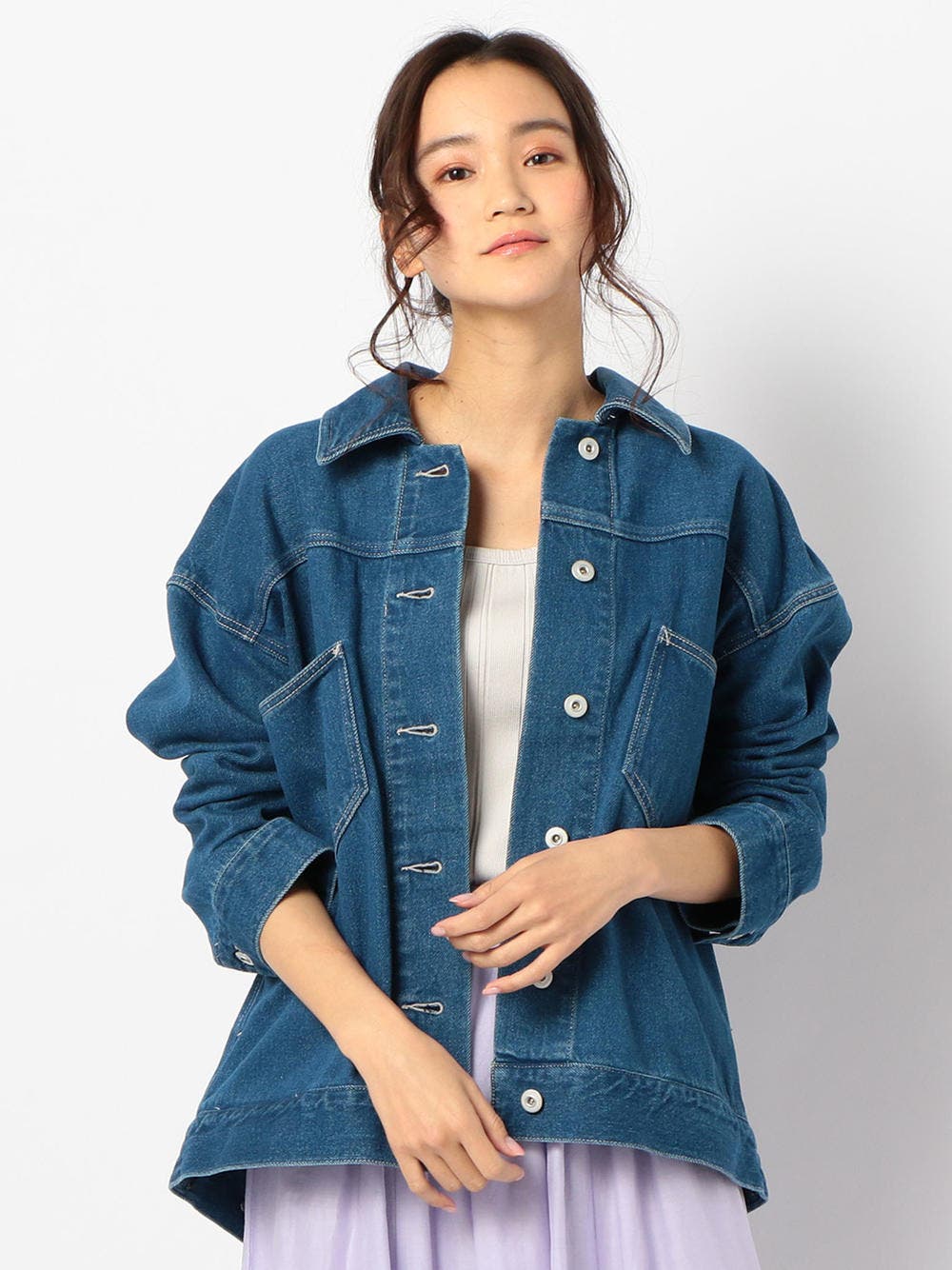fredy repit ミディ丈デニムジャケット[品番：NLYW0000032