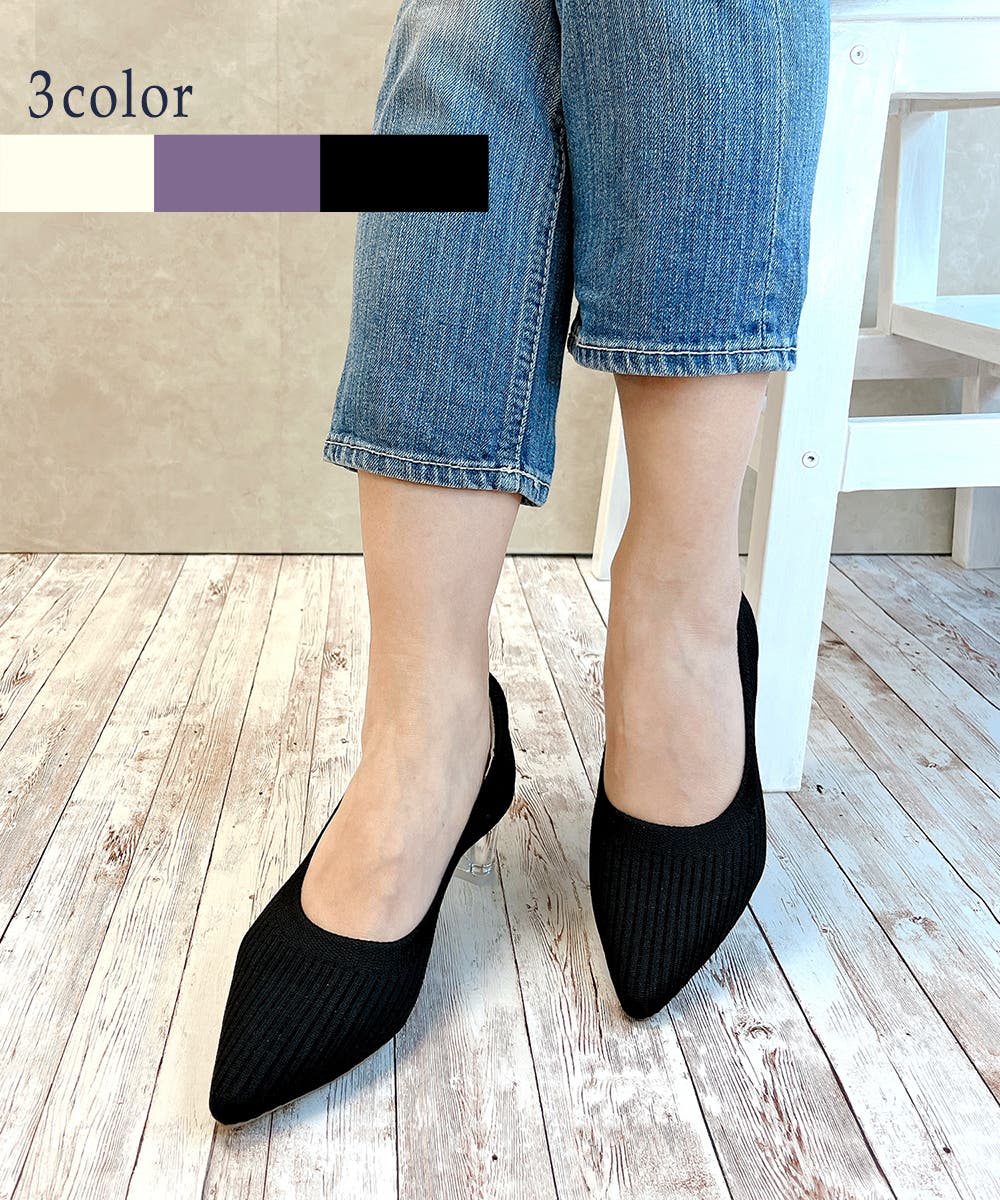 新品 UNITED NUDE クリアヒール パンプス