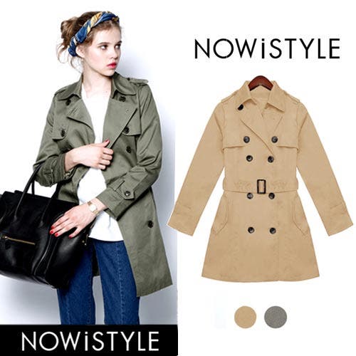 シンプルトレンチコート トレンチ コート[品番：NWIW0000375]｜3rd