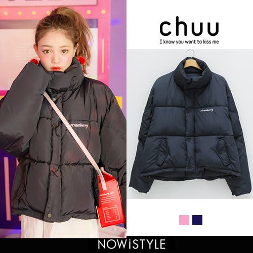 韓国ブランドChuuストロベリーミルク ダウンジャケット 韓国ブランドChuuストロベリーミルク ダウンジャケット