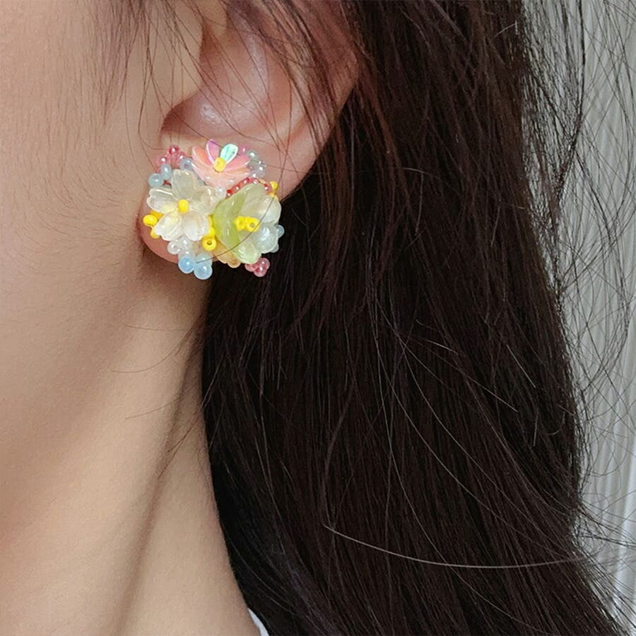 lonna & lilly フラワーデザインピアスセット lonna & lilly Flower Earrings | Mercari