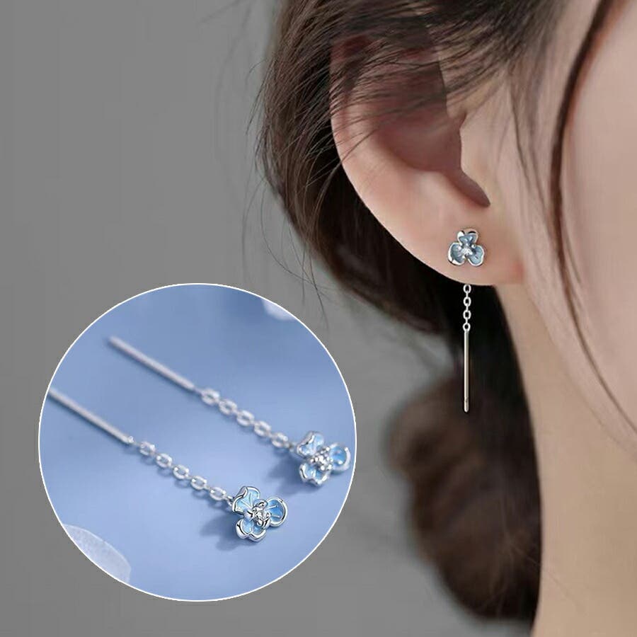 グラフ　ピアスキャッチ　AU750 pinacoteca 690 Bling Stone Cubic Chain Earrings Lock K18YG