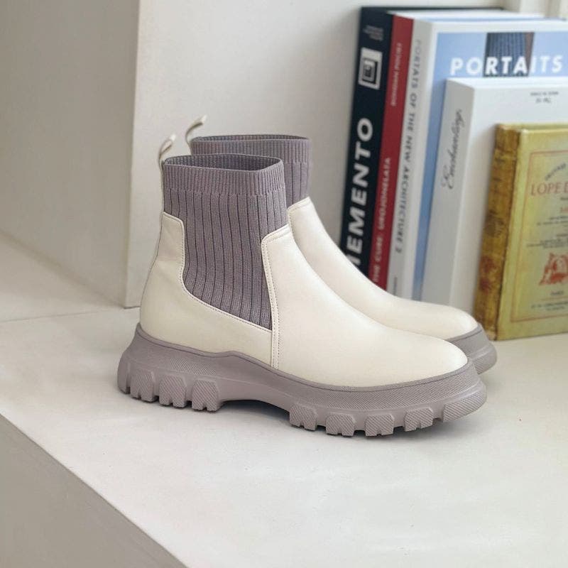 トラックソールリブニットブーツ/31404[品番：ORTS0005924]｜ORiental