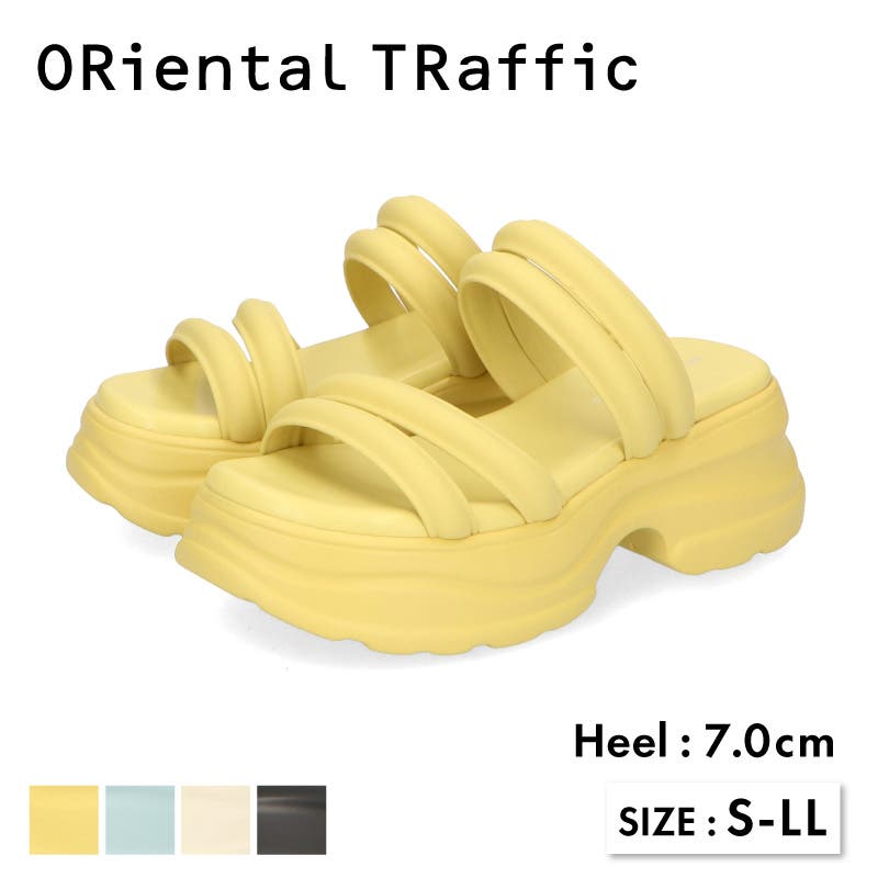 ストラップデザイン厚底サンダル/41244[品番：ORTS0009092