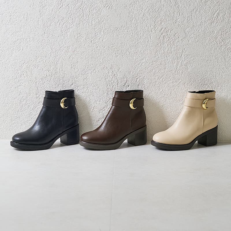 ≪オリエンタルトラフィック≫バックルデザインタンクソールヒール