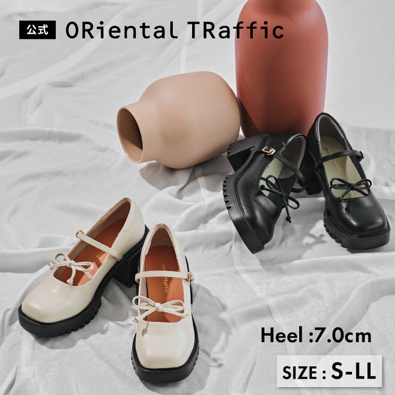 リボンストラップメリージェーンシューズ/51309[品番