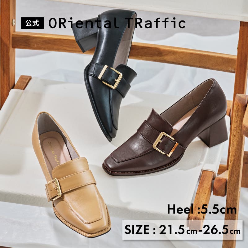 ベルトデザインヒールローファー/51315[品番：ORTS0009112]｜ORiental