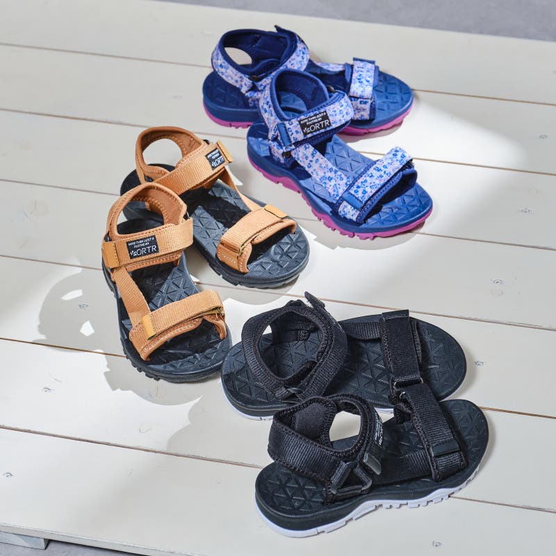 Santako☆ ORientalTRaffic KIDS》ベルクロスポーツサンダル/K123[品番