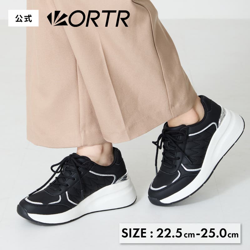 ステッチデザインヒールスニーカー/OT3766[品番：ORTS0009027