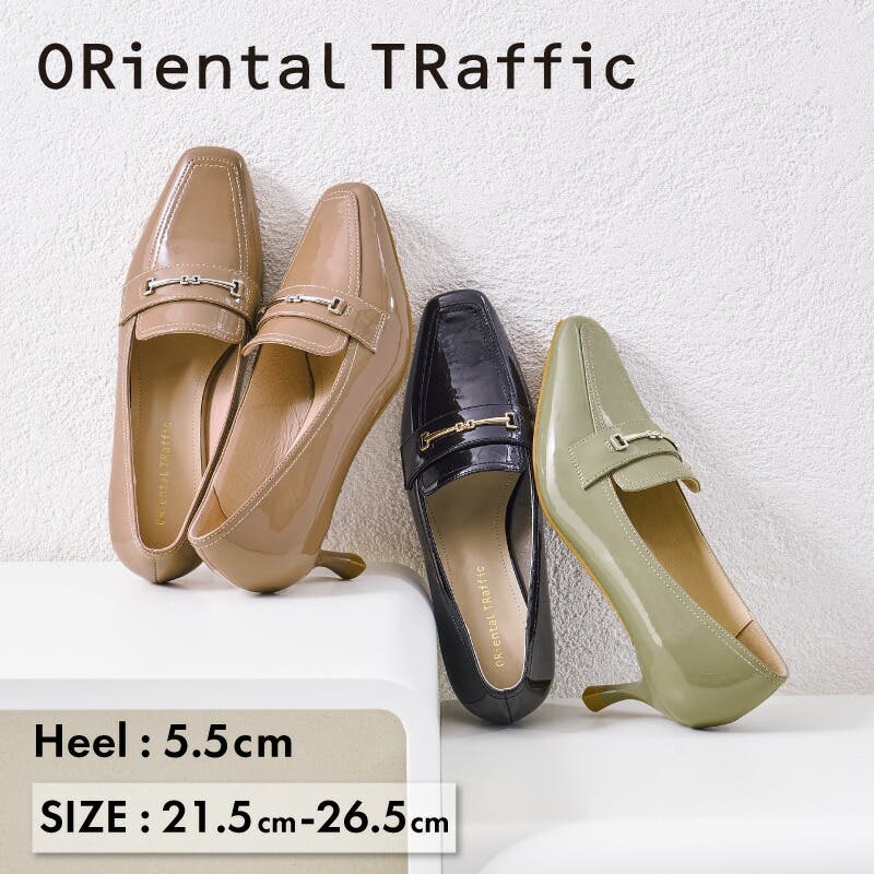 ビットモチーフエナメルパンプス/25105[品番：ORTS0003658