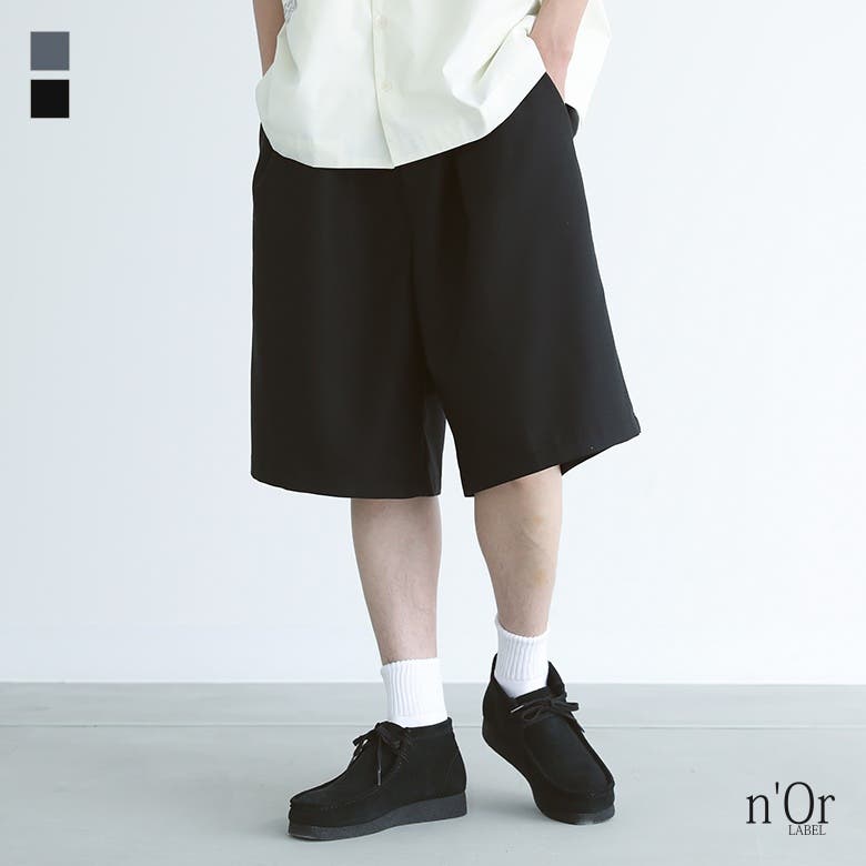n'OrLABELワイドハーフパンツ[品番：MITW0017347]｜osharewalker【MEN
