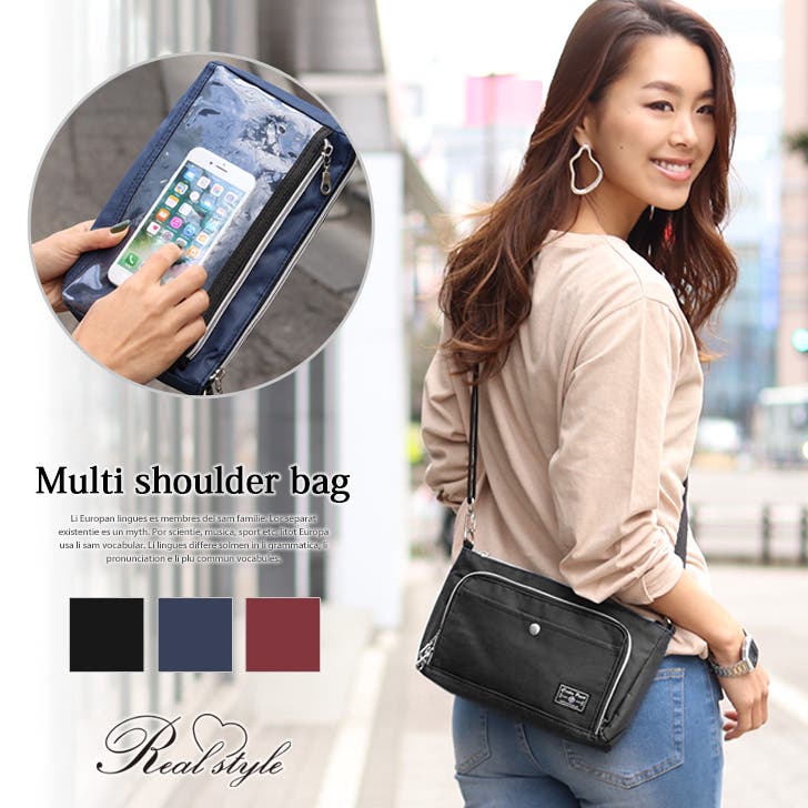 マルチスマホポシェット サコッシュバッグ レディース[品番