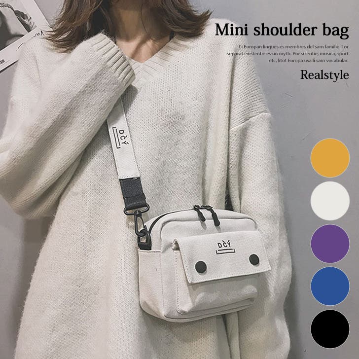 キャンバス ミニショルダーバッグ レディース[品番：JOKW0008410