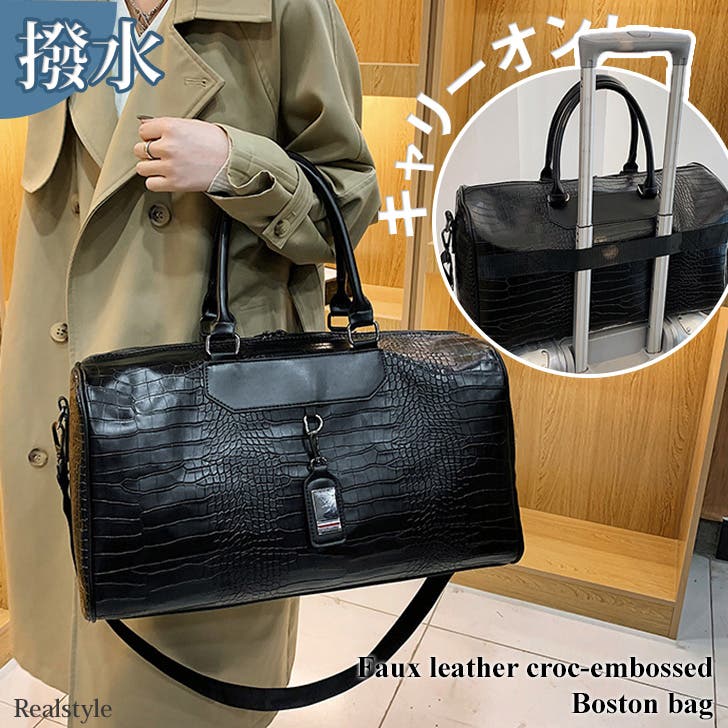 本革 ボストンバッグ メンズ レディース 牛革 レザー ゴルフ