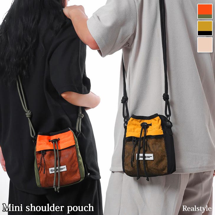 Dime Haha Neck Pouch / Gray (ダイム ショルダーポーチ