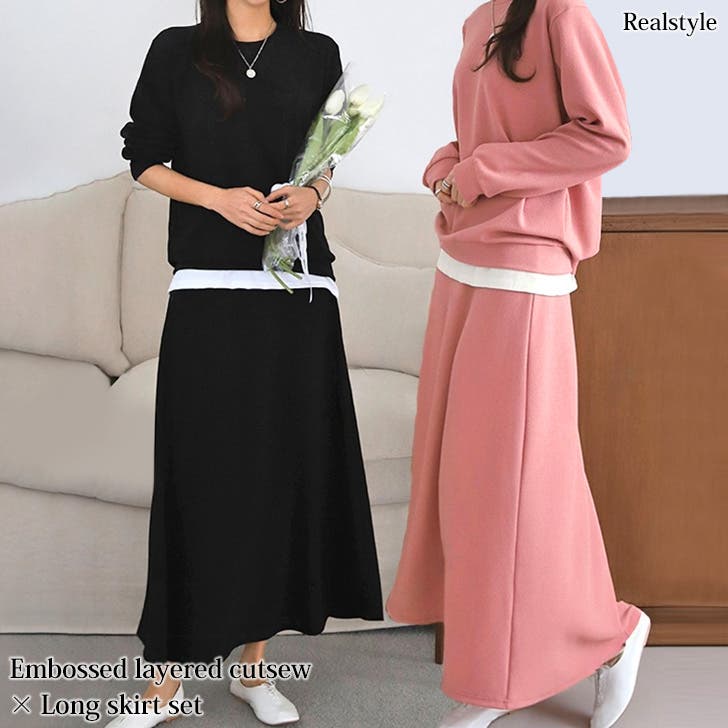 セットアップ レディース 秋[品番：JOKW0017825]｜REAL STYLE（リアル