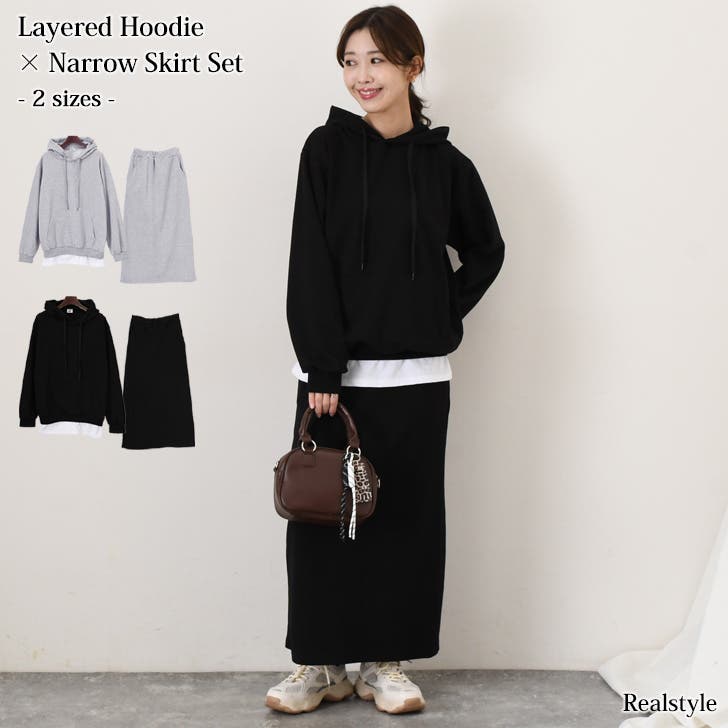 セットアップ レディース カジュアル[品番：JOKW0017903]｜REAL STYLE