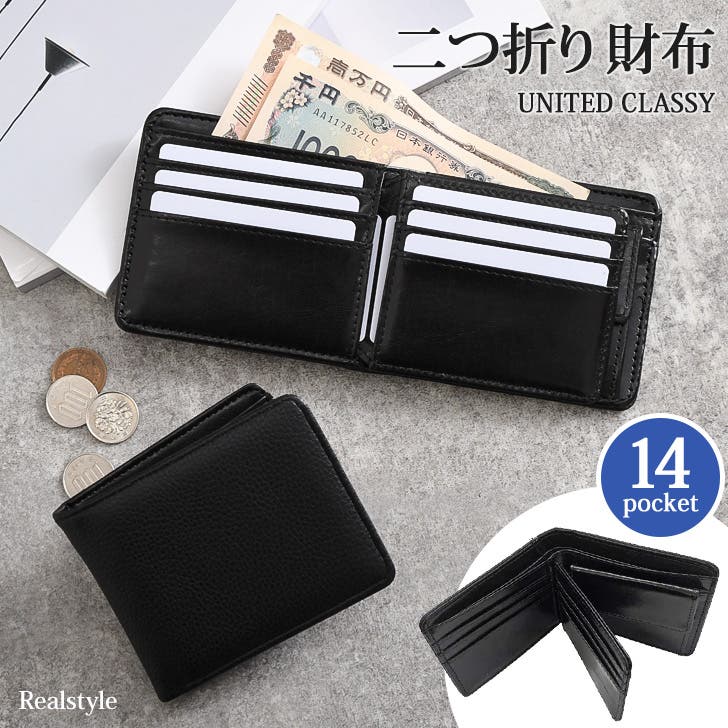 財布 メンズ 二つ折り[品番：JOKW0017284]｜REAL STYLE（リアル